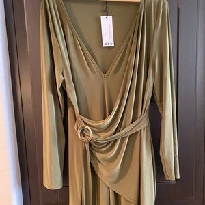 Boohoo Wrap Dress